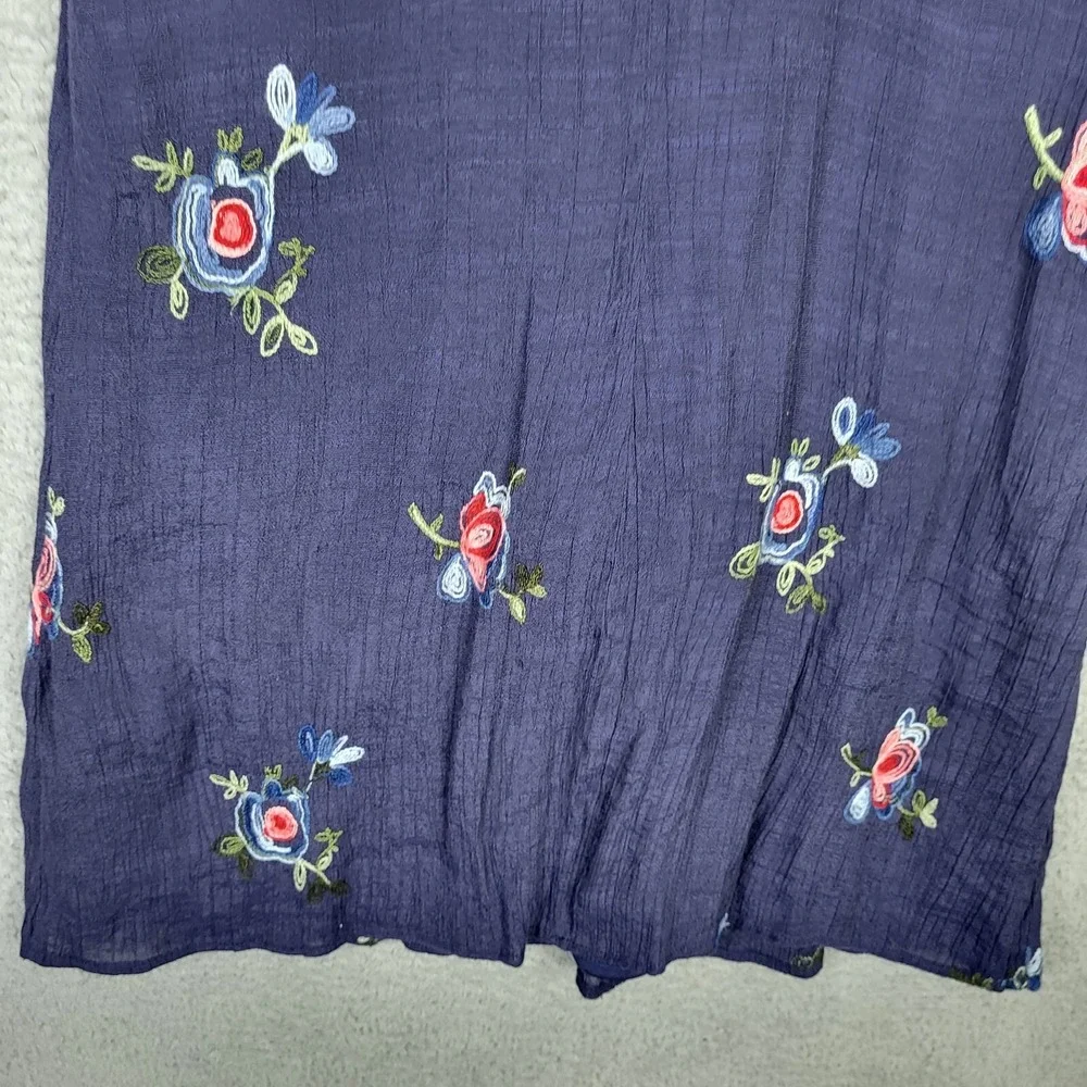 Fig and Flower Anthropologie Shift Style Embroidered Women's dress Size M